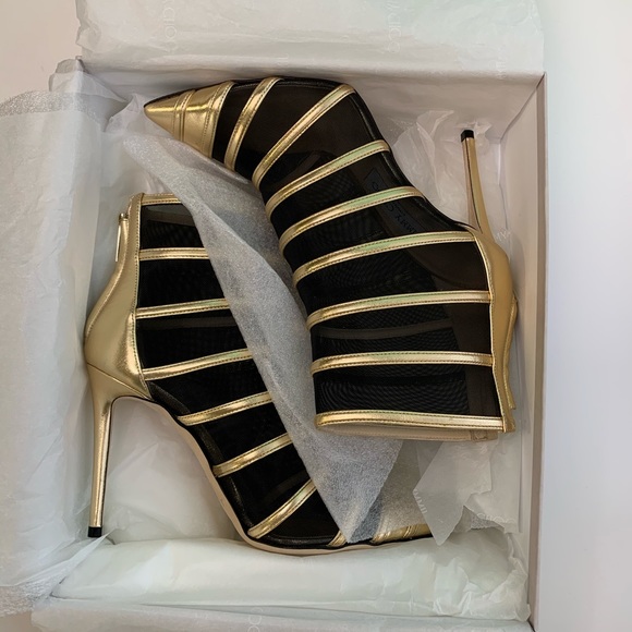 JIMMY CHOO Belle Mesh Bootie women 38 1/2 - Picture 7 of 8